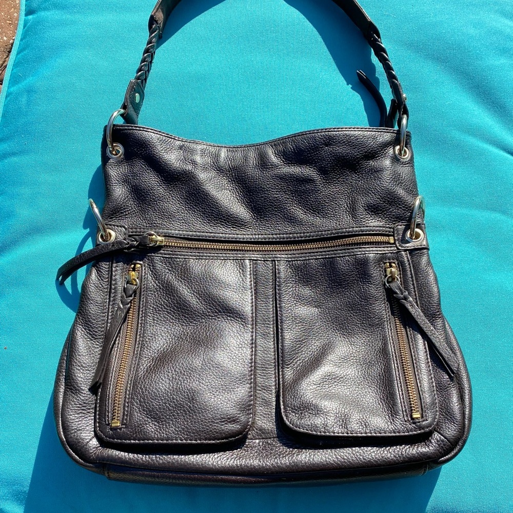 The Sak brown leather purse
